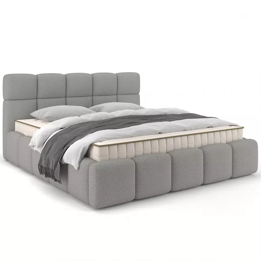 Posteľ Fluffy 160/200 Quelle 83 sivý