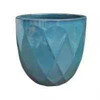 Kvetináč OP18-262 38x38x37 tyrkysový