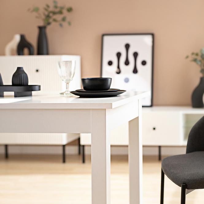 Rozkladací stôl Neo 120/160x70 Bela