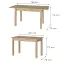 Rozkladací stôl Neo 120/160x70 Wotan,2