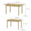 Rozkladací stôl Sendi 120/160x80 Artisan,2