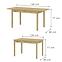 Rozkladací stôl Sendi 120/160x80 Artisan,2
