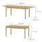 Rozkladací stôl Sendi 160/240x80 Artisan,2