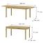 Rozkladací stôl Sendi 160/240x80 Artisan,2