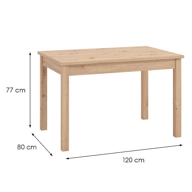 Stôl Narvik Artisan 120x80 11013584,2