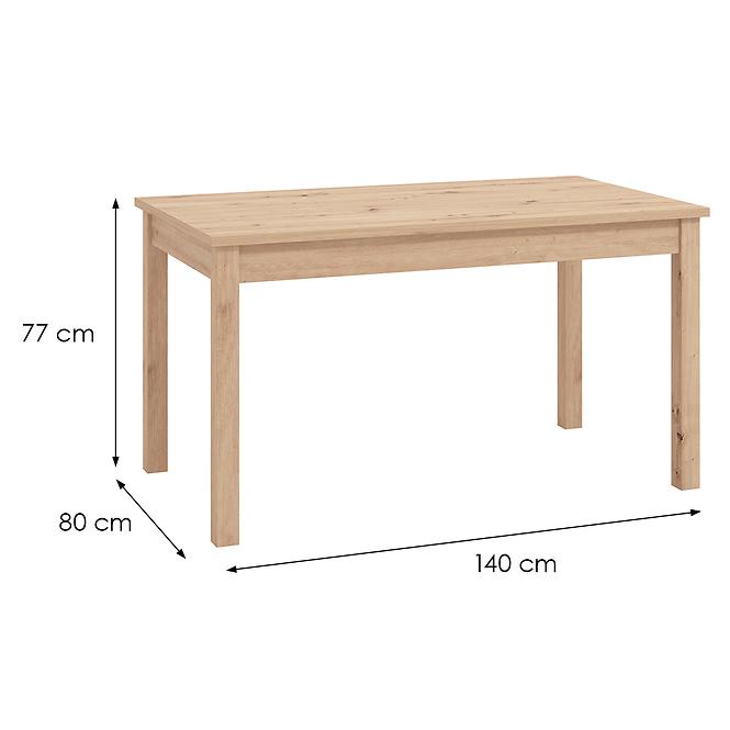 Stôl Narvik 140x80 Artisan 11013588,2
