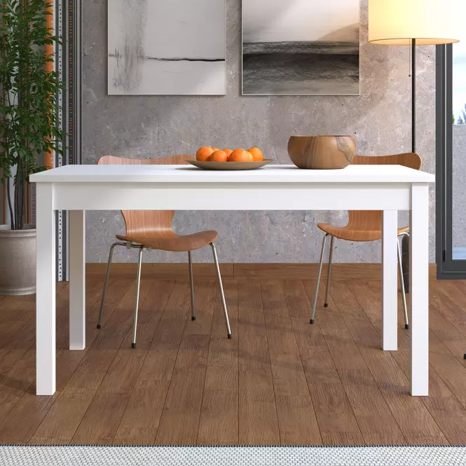 Stôl Narvik 140x80 Bela11013587