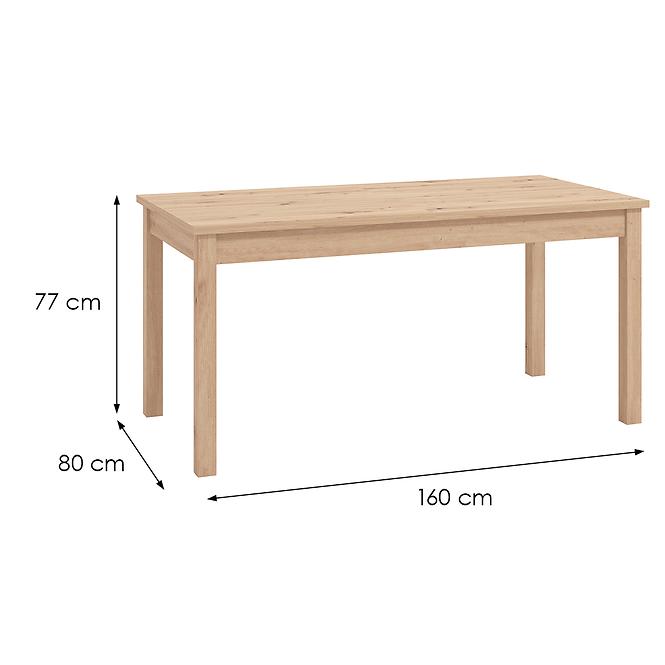 Stôl Narvik 160x80 Artisan 11013592,2