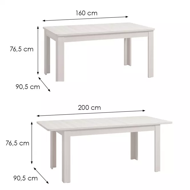 Stôl Jersey Jesion 11012318