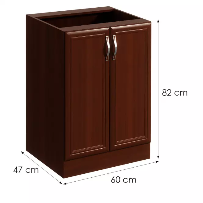 Kuchynská skrinka Sycylia D60 orech milano,2