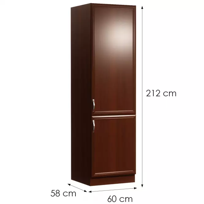 Kuchynská skrinka Sycylia D60ZL P orech milano,2