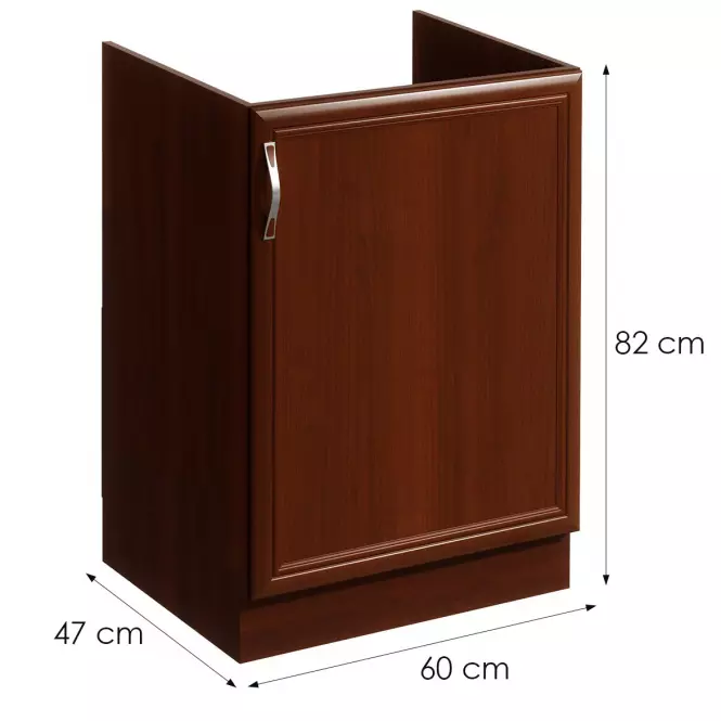 Kuchynská skrinka Sycylia D60Z P orech milano,2