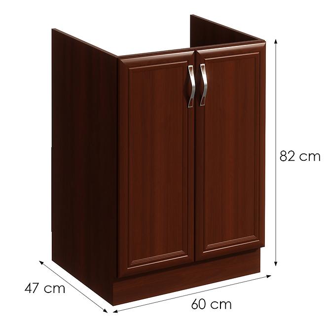 Kuchynská skrinka Sycylia D60Z orech milano