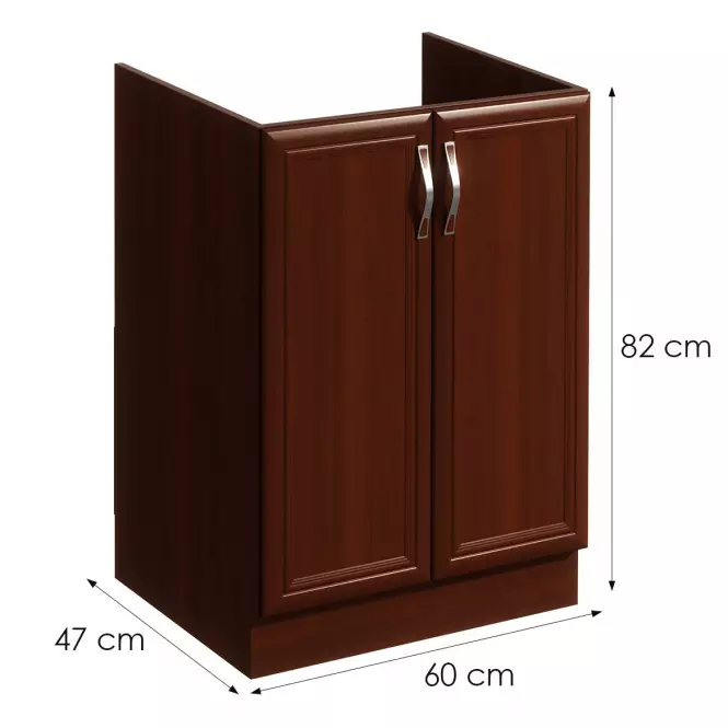 Kuchynská skrinka Sycylia D60Z orech milano,2