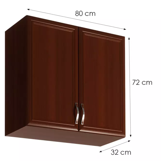 Kuchynská skrinka Sycylia G80 orech milano,2