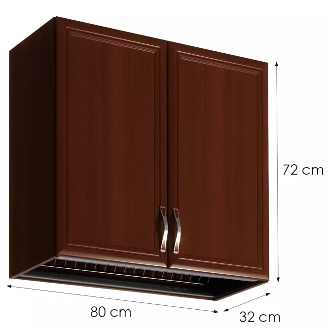 Kuchynská skrinka Sycylia G80C orech milano,2