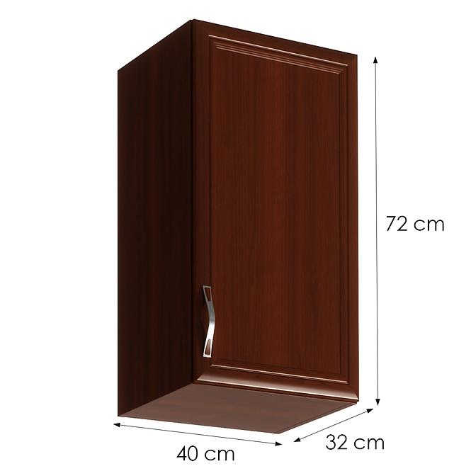 Kuchynská skrinka Sycylia G40 P orech milano