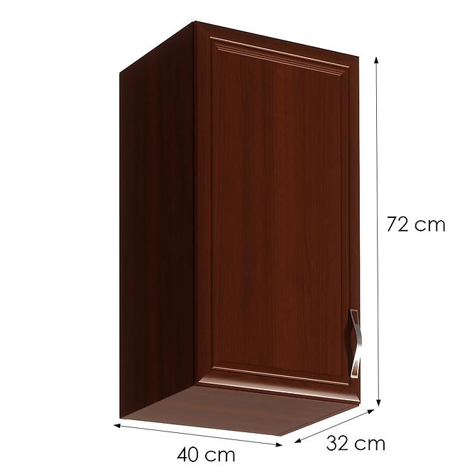 Kuchynská skrinka Sycylia G40 L orech milano