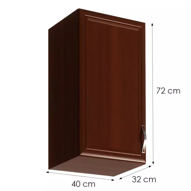Kuchynská skrinka Sycylia G40 L orech milano,2