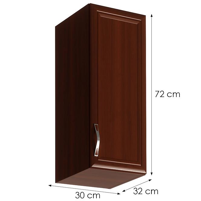 Kuchynská skrinka Sycylia G30 P orech milano