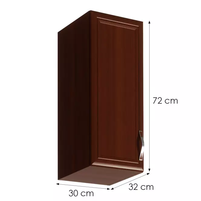Kuchynská skrinka Sycylia G30 L orech milano,2