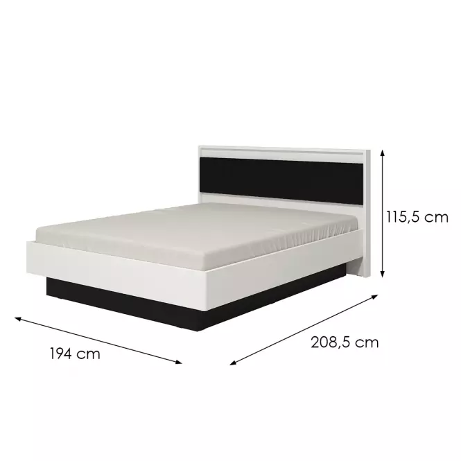 Posteľ  Ascalon 180 Biela 11013851