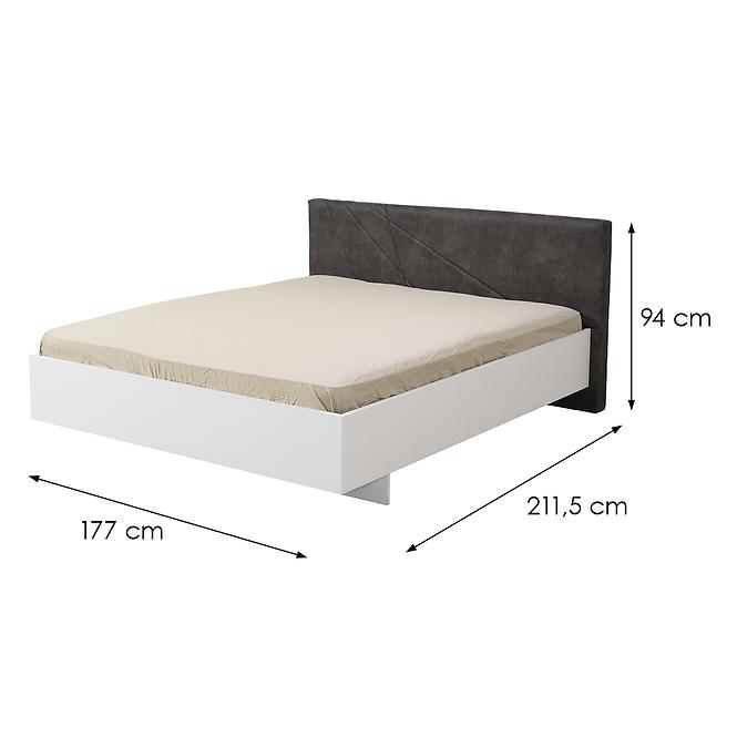 Posteľ  Ksanti 160 Biela 11008503