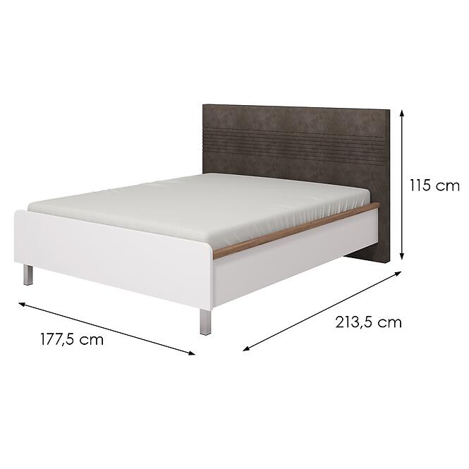 Posteľ  Masilia 160 biela 11012125,2