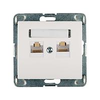 Dvojzásuvka dátová Sigma GPK-2D/M.BI  GN. KOMP. RJ45 