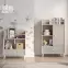 Regál Mevel 09 Púštny piesok/Sivá Pallad,9
