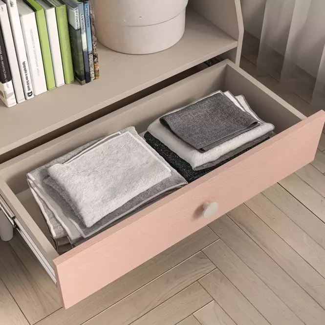 Regál Mevel 09 Púštny piesok/Millenial Pink,8