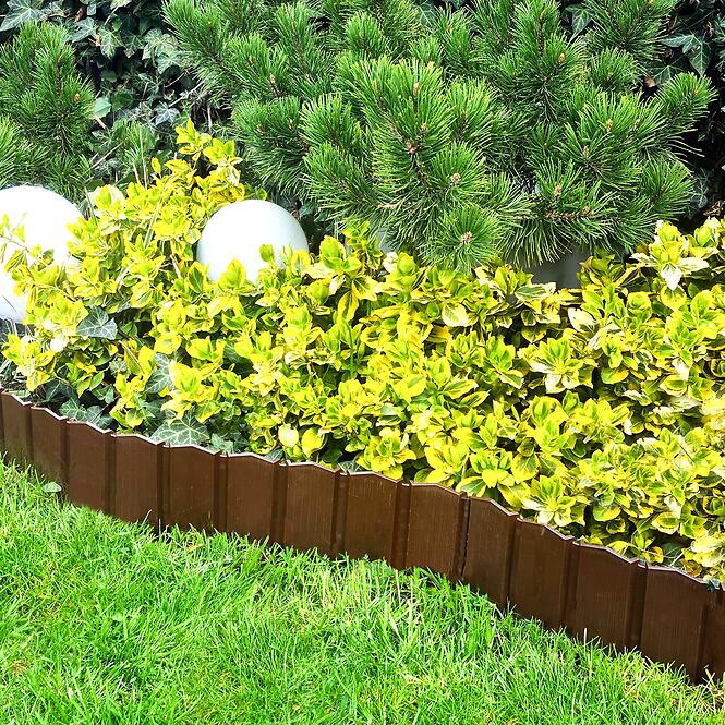 Záhradná palisáda PA80 (sada 5 ks) Stella Green hnedá