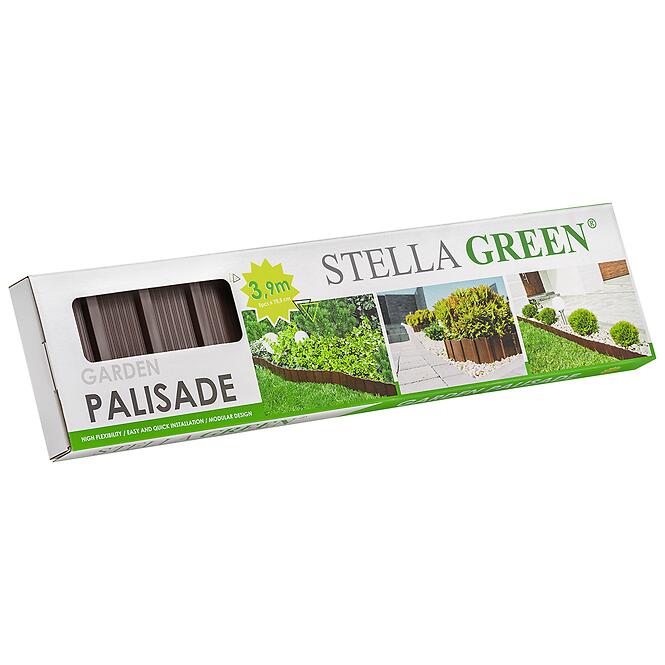 Záhradná palisáda PA80 (sada 5 ks) Stella Green hnedá