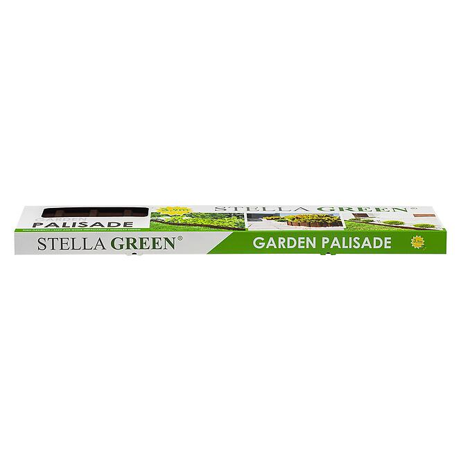 Záhradná palisáda PA80 (sada 5 ks) Stella Green hnedá