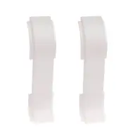 Spojka podlahovej lišty 9003 Premium Classic – Biela mat - 2 ks