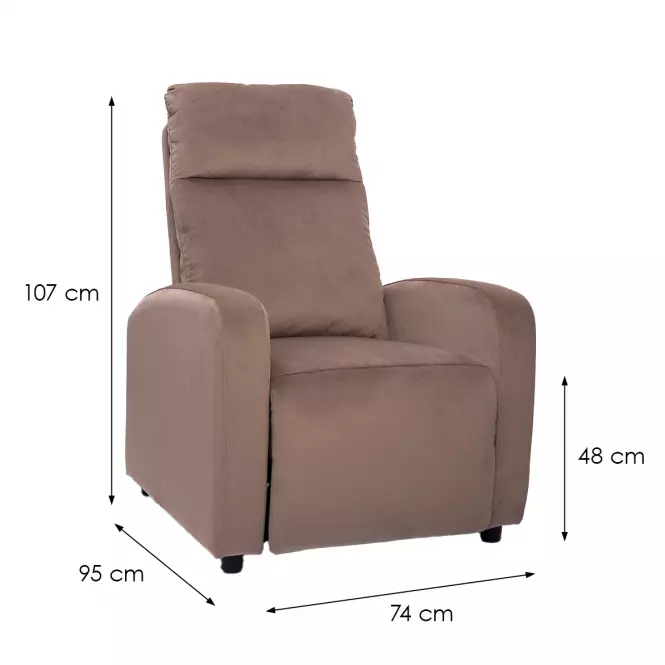 Kreslo Aksel Recliner 9774 Bluvel 40,7