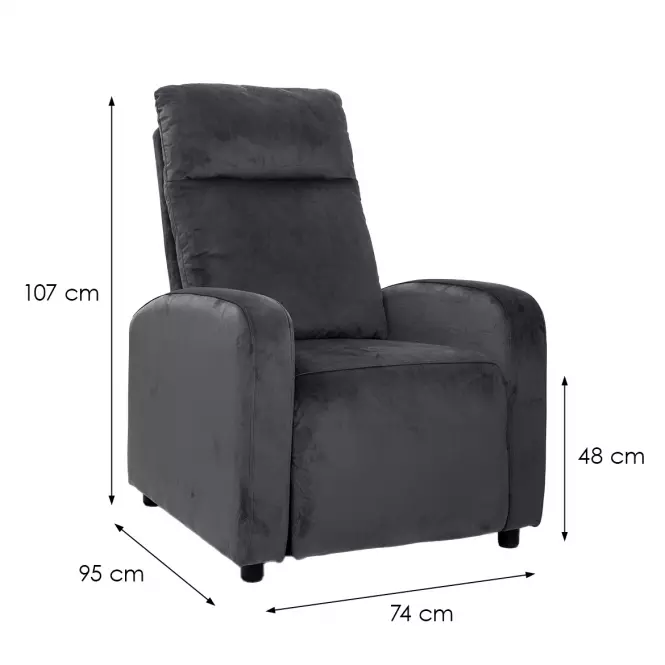 Kreslo Aksel Recliner 9774 Bluvel 14