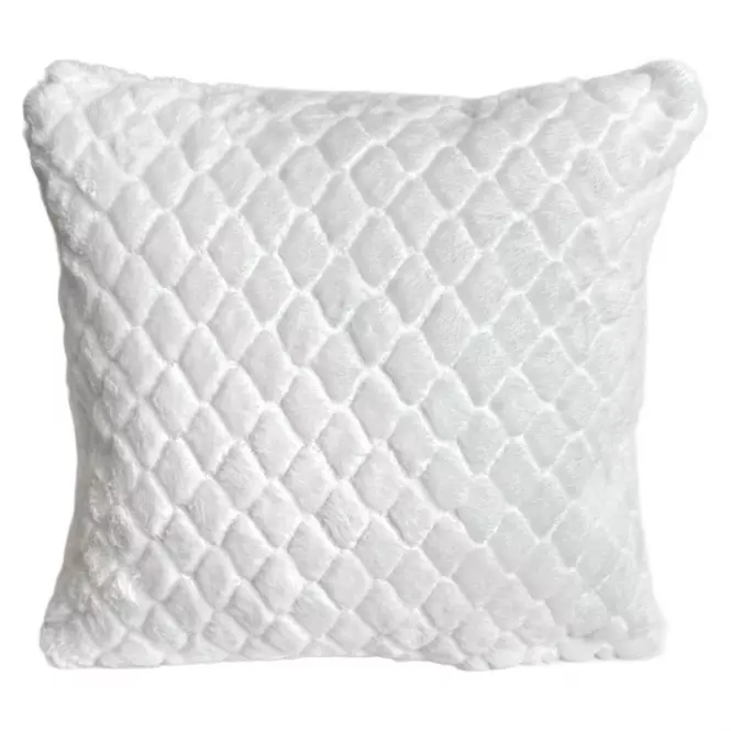 Dekoračná obliečka na vankúš KX239-101s 40x40 cm biela