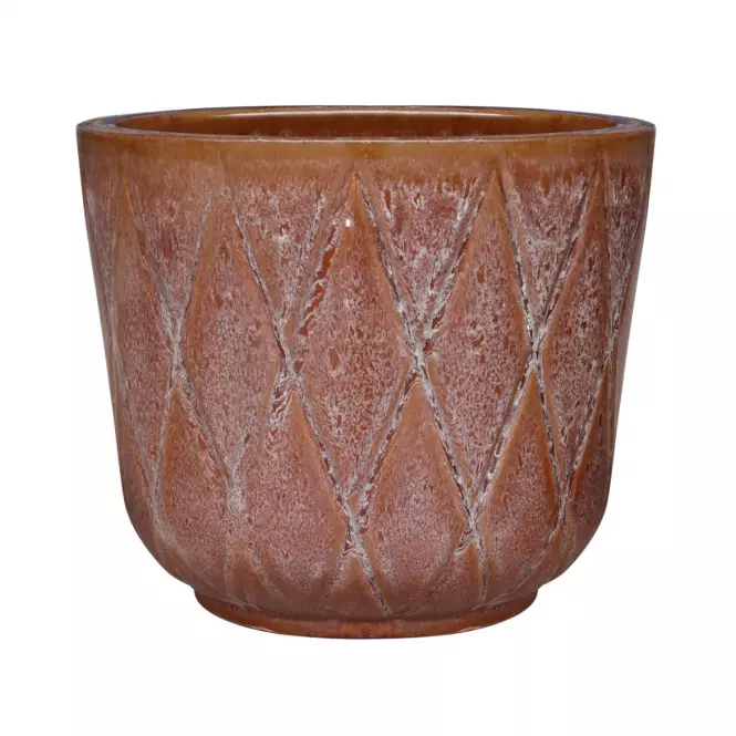 Kvetináč  OP19-010 29x29x25 hnedý