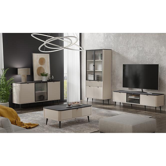 TV stolík 160 Marly 13 Kashmir/Sivý kameň