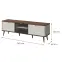 TV stolík 160 Marly 12 orech/Kashmir,2