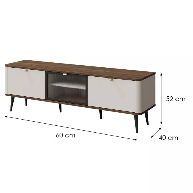 TV stolík 160 Marly 12 orech/Kašmír