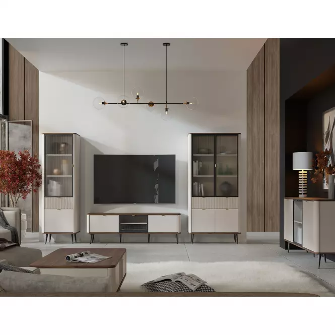 TV stolík 160 Marly 12 orech/Kašmír