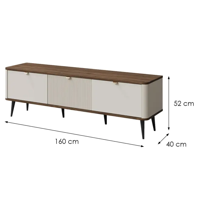 TV stolík 160 Marly 13 orech/Kashmir,2