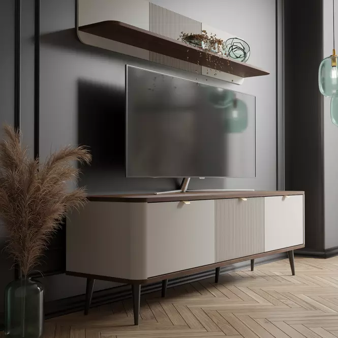TV stolík 160 Marly 13 orech/Kašmír