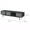 TV stolík 160 Alsy 9 Aloe/Antracit,2
