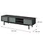 TV stolík 160 Alsy 9 Aloe/Antracit,2
