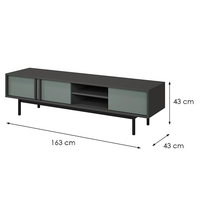 TV stolík 160 Alsy 9 Aloe/Antracyt