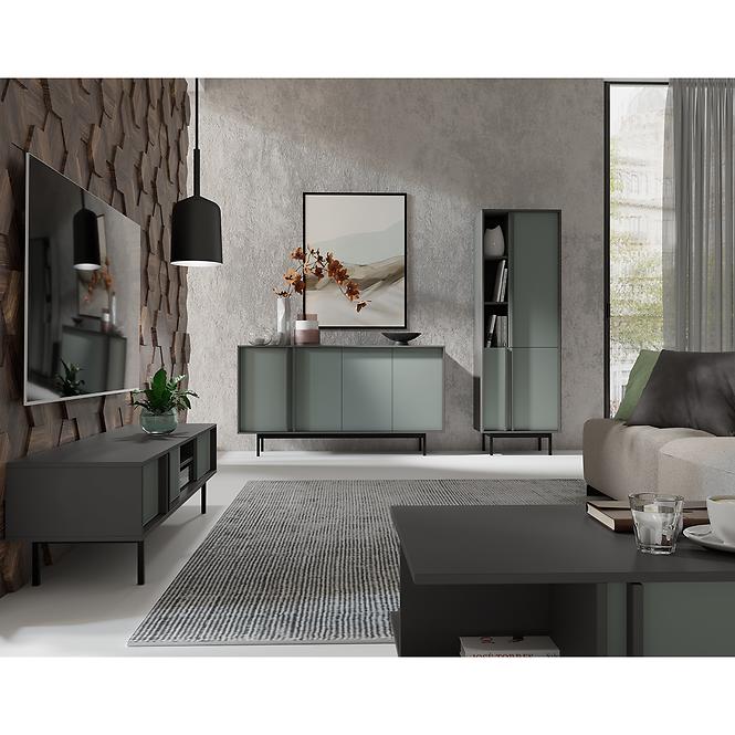 TV stolík 160 Alsy 9 Aloe/Antracyt,3