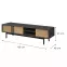 TV stolík 160 Alsy 9 Olejovaný dub/Antracit,2